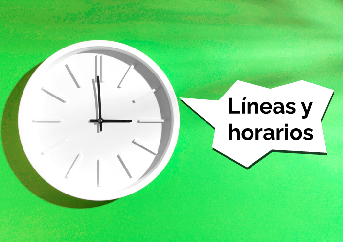 Líneas y horarios